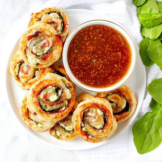 Soppressata Pastry Pinwheels