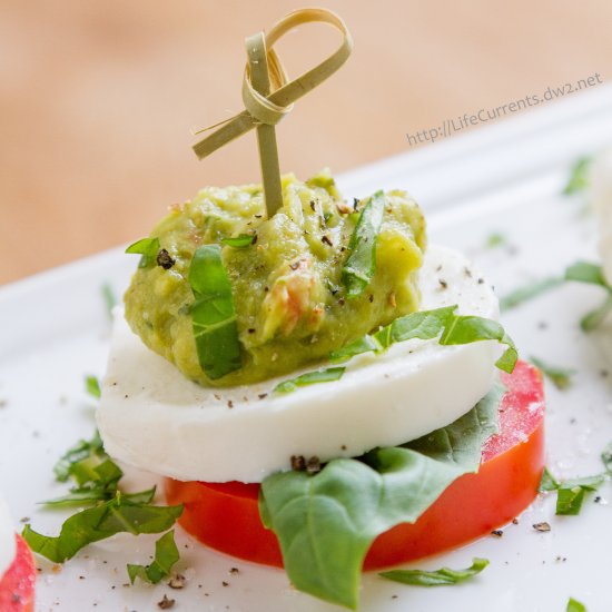 Guacamole Caprese Appetizer