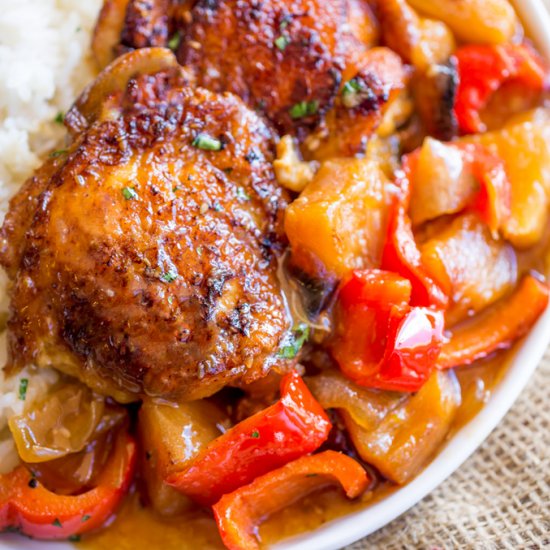 Slow Cooker Hawaiian Chicken