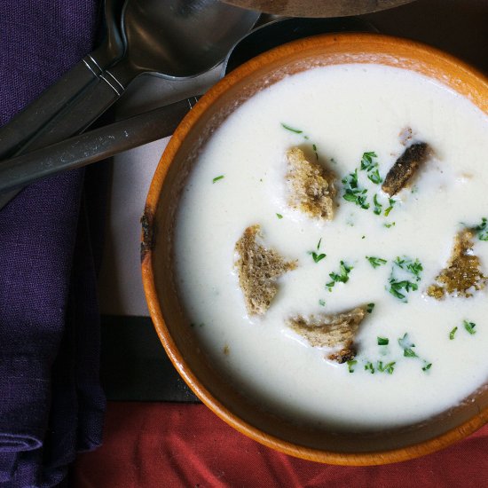 Roasted Cauliflower Bisque