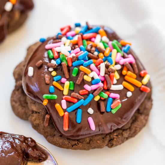 Chocolate Ganache Chocolate Cookies