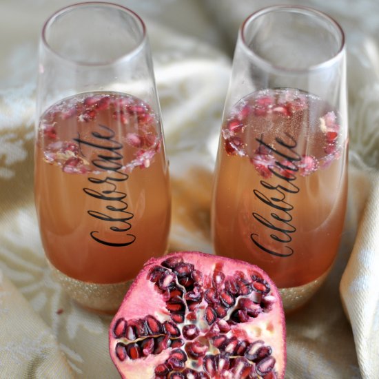 Pomegranate Ginger Sparkler