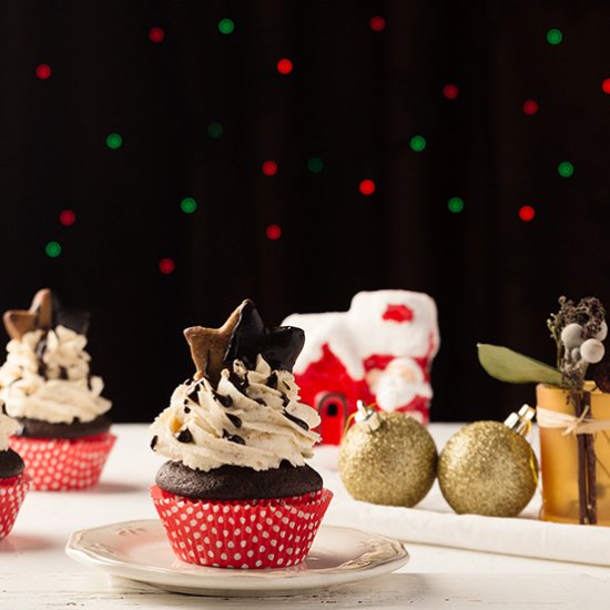 Chocolate Gingerbread Muffins