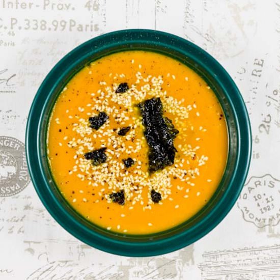 Asian Sweet Potato & Squash Soup