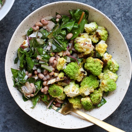 Black-Eyed Peas & Romanesco Salad