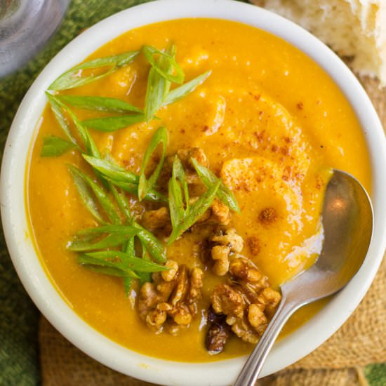 Miso Kabocha Squash Soup