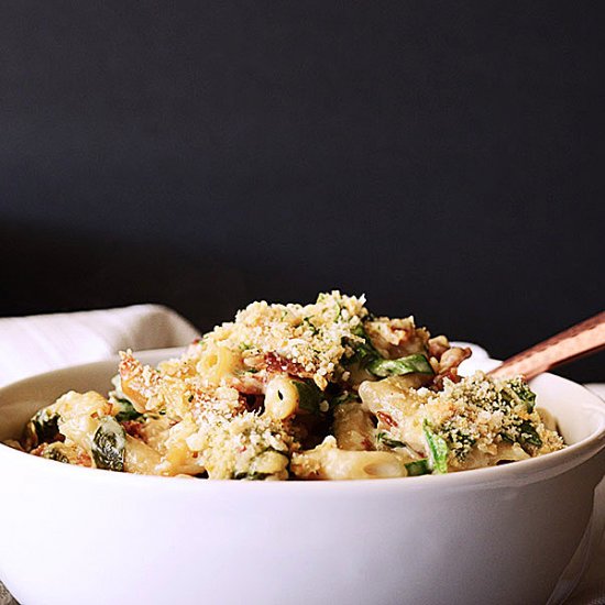 Bacon & Spinach Pasta