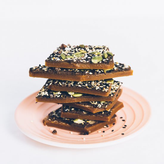 Seeded Dart Chocolate Toffee Bark