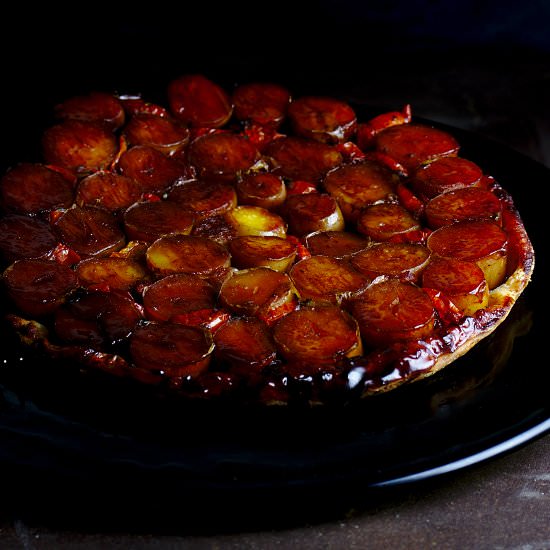 Tatin with Potatoes and Tomatoes