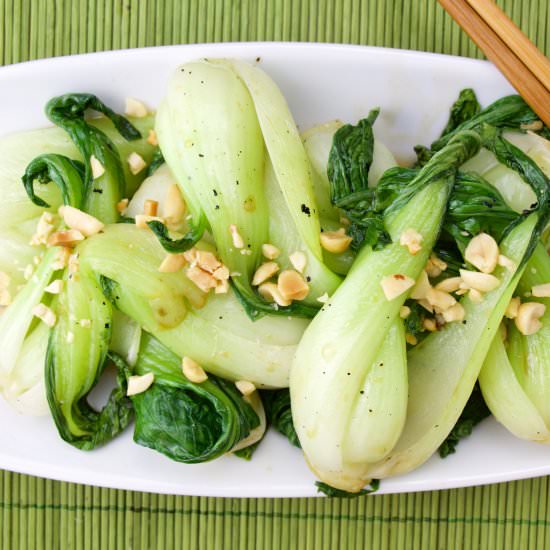 Bok Choy in Oyster Sauce