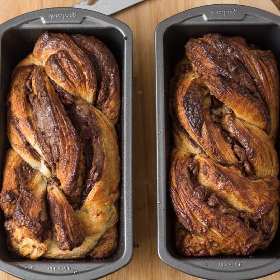 Chocolate Nutella Babka