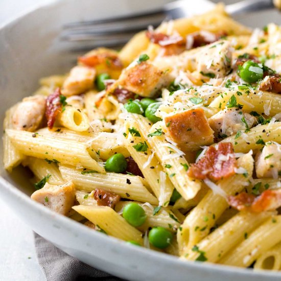 One Pan Chicken Carbonara Recipe