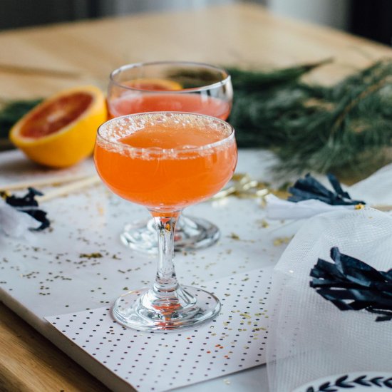 Blood Orange Cardamom Bubbly