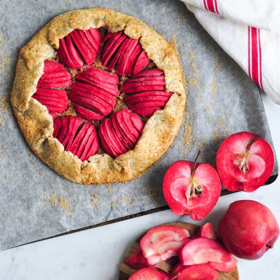 Red Love Apple Galette