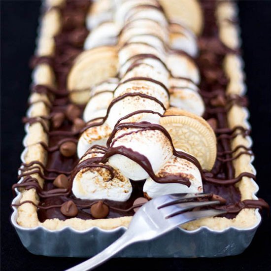 Easy No Bake S’mores Tart