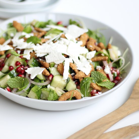 Cucumber Pomegranate Salad