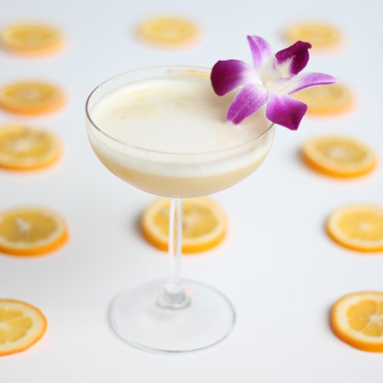 Meyer Lemon Gin Sour