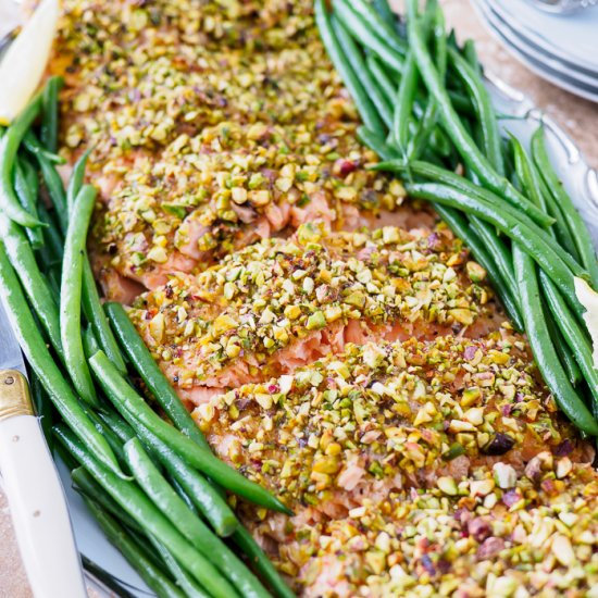 Pistachio Crusted Salmon