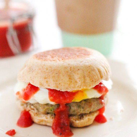 Homemade Sausage & Egg McMuffin