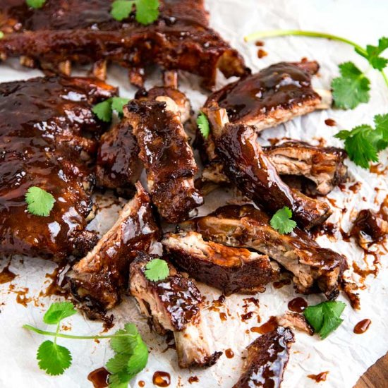 Sweet and Sour Sticky Ribs