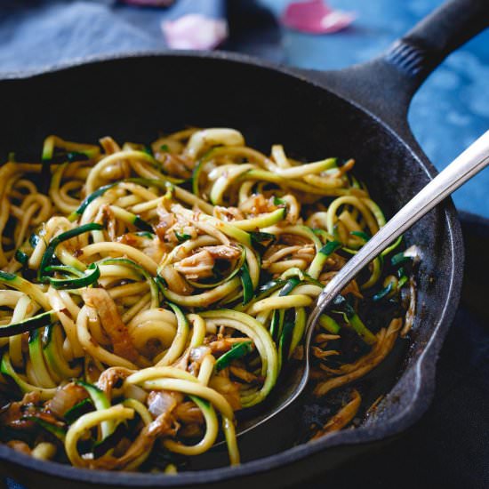 Chinese Chicken Zoodles