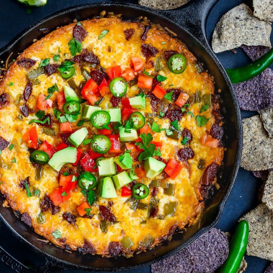 Queso Fundido with Chorizo