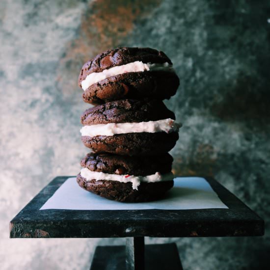 Peppermint Sandwich Cookies