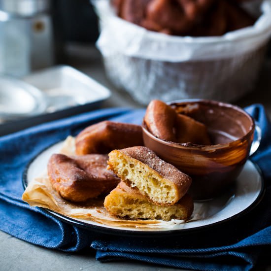 Fried Beignets with Cinnamon