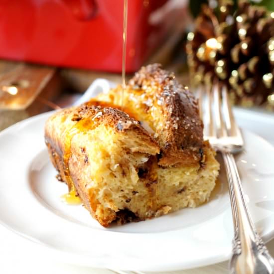 Panettone French Toast Casserole