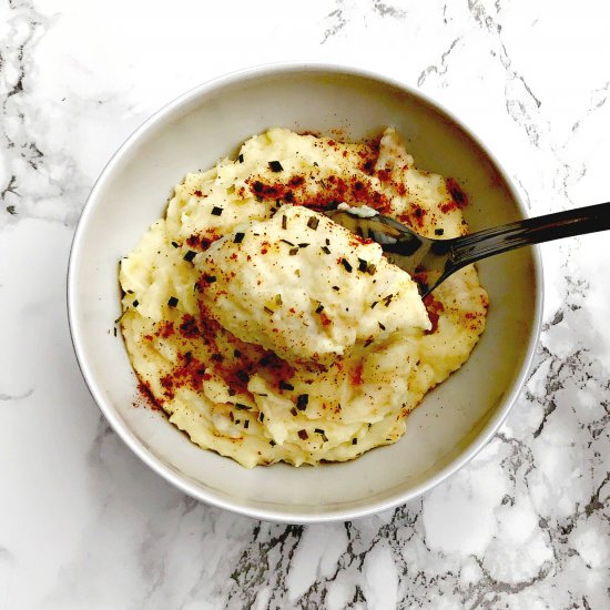 Skinny Dutch Oven Mashed Potatoes