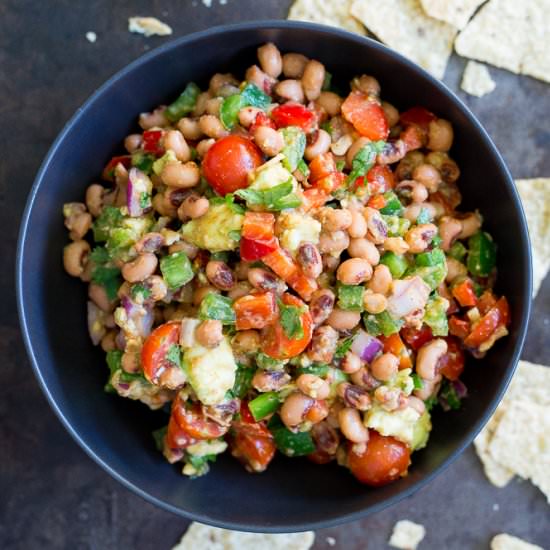 Southwestern Black Eyed Pea Salad