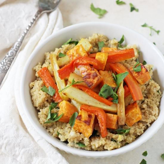 Quinoa Risotto with Root Vegetables