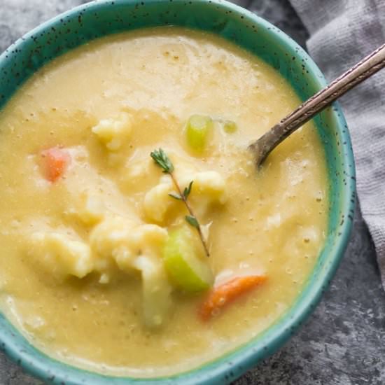 Healthy Quinoa Cauliflower Chowder