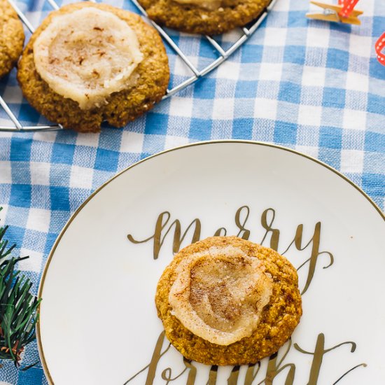 Pumpkin Sugar Cookies