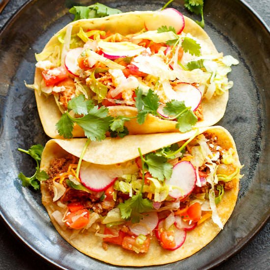 Slow-Cooker Shredded Chicken Tacos