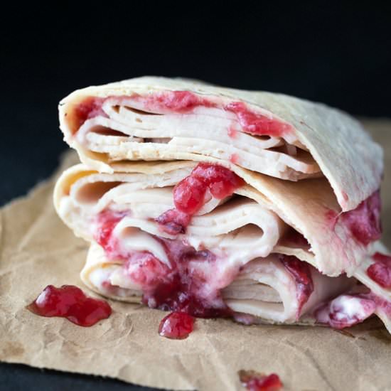 Turkey Cranberry Quesadillas