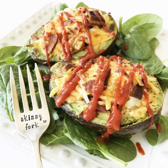 Baked Egg & Avocado Bowls