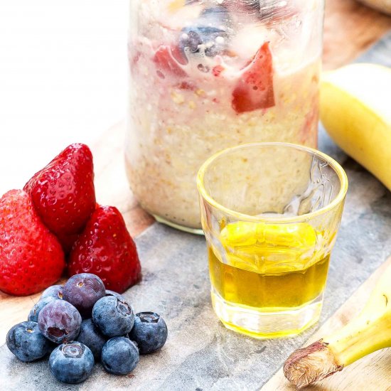 fruity overnight oats