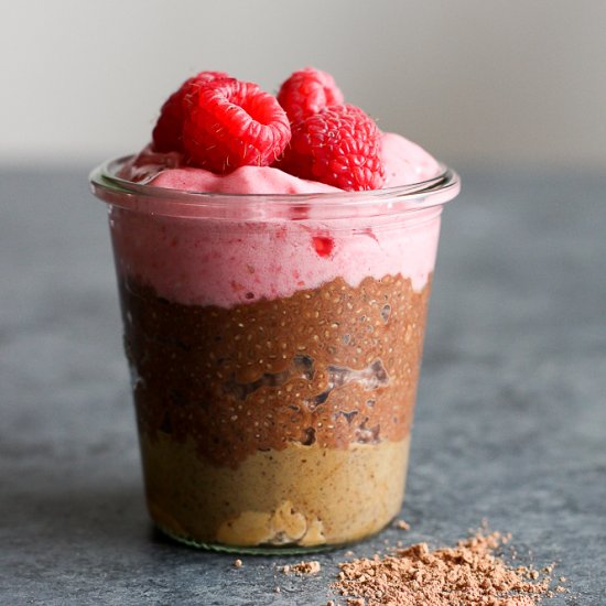 Peanut Butter Chia Pudding Two Ways