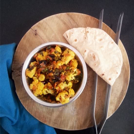 Cauliflower Fenugreek Curry