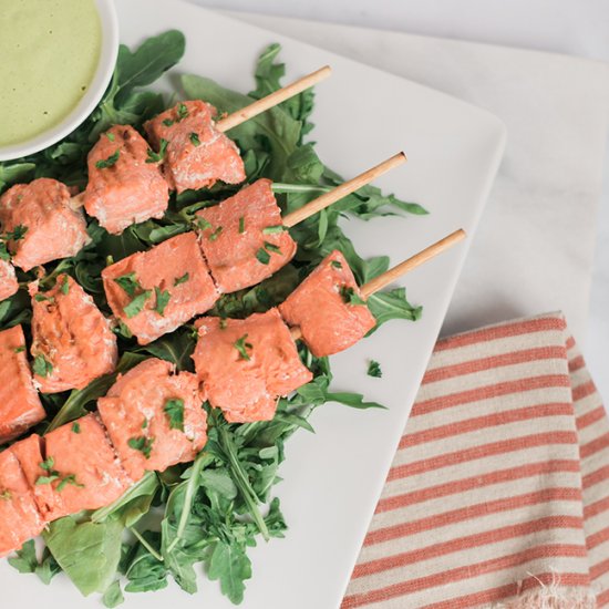 Wild Salmon Kabobs