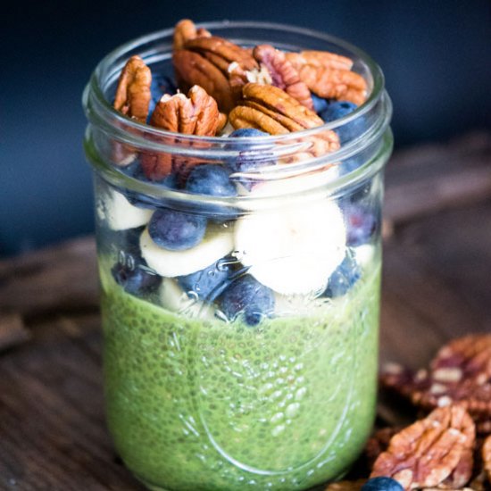 Matcha Chia Seed Pudding