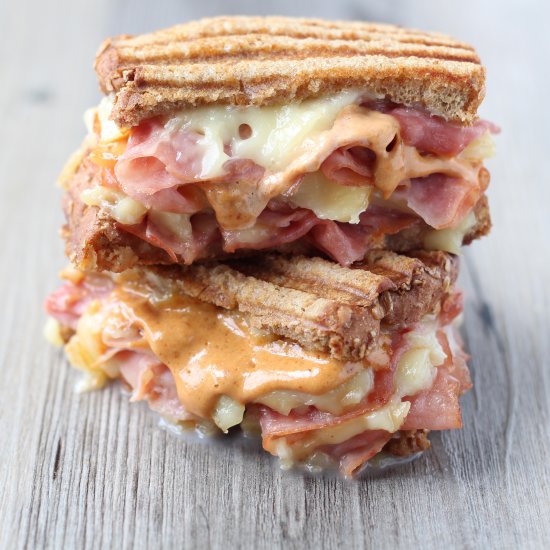 Sweet & Spicy Ham & Gruyere Panini