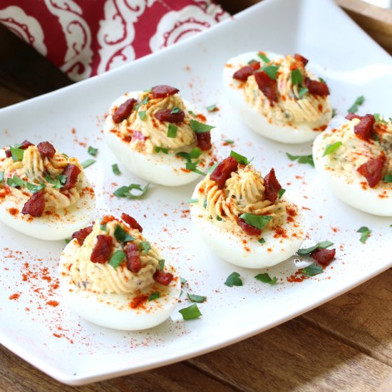 Spanish Deviled Eggs