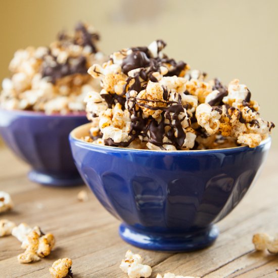 Mexican Chocolate Popcorn