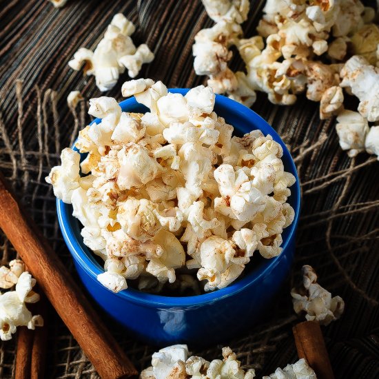 Cinnamon Roll Popcorn