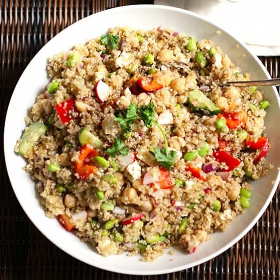 Loaded Veggie Quinoa Salad