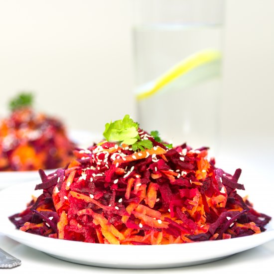 Apple Beet Carrot Slaw