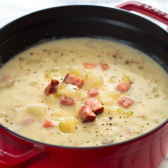 Healthy Ham and Potato Soup