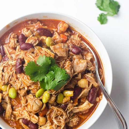 Smoky Chicken Chili